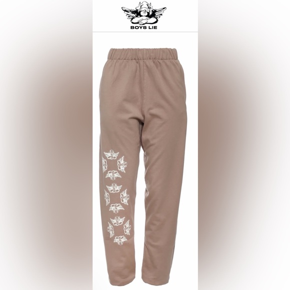 Boys Lie Pants - Boys Lie Tan Joggers with Pockets